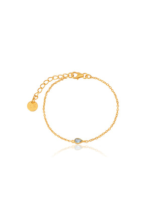 
                  
                    Load image into Gallery viewer, BLUE TOPAZ BRACELET 18K GOLD
                  
                