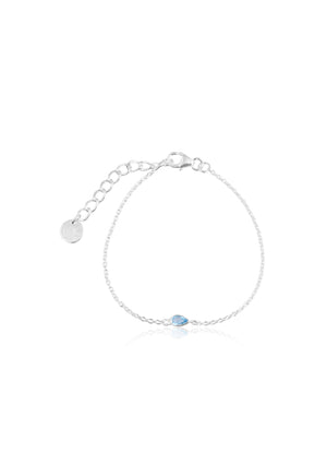 
                  
                    Load image into Gallery viewer, BLUE TOPAZ BRACELET SILVER
                  
                