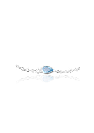 
                  
                    Load image into Gallery viewer, BLUE TOPAZ BRACELET SILVER
                  
                