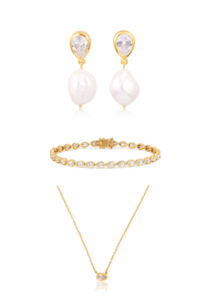 OCEANE, NOVA & SCOTTIE BRIDAL SET 18K GOLD