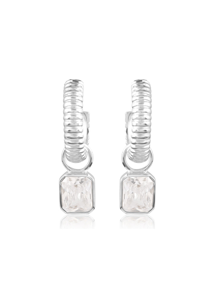 
                  
                    Load image into Gallery viewer, DAWN EARRINGS SILVER
                  
                