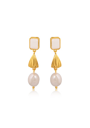 
                  
                    Load image into Gallery viewer, DYLAN EARRINGS 18K GOLD
                  
                