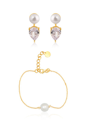 
                  
                    Load image into Gallery viewer, HARPER &amp;amp; CHRISTIE BRIDAL SET 18K GOLD
                  
                