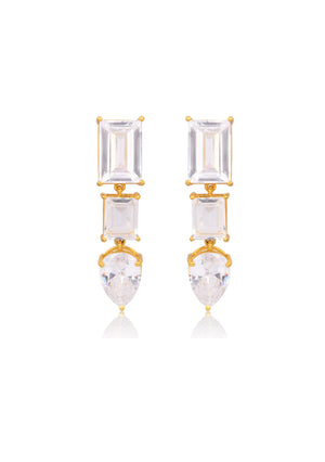 
                  
                    Load image into Gallery viewer, ISLA BRIDAL EARRINGS 18K GOLD
                  
                