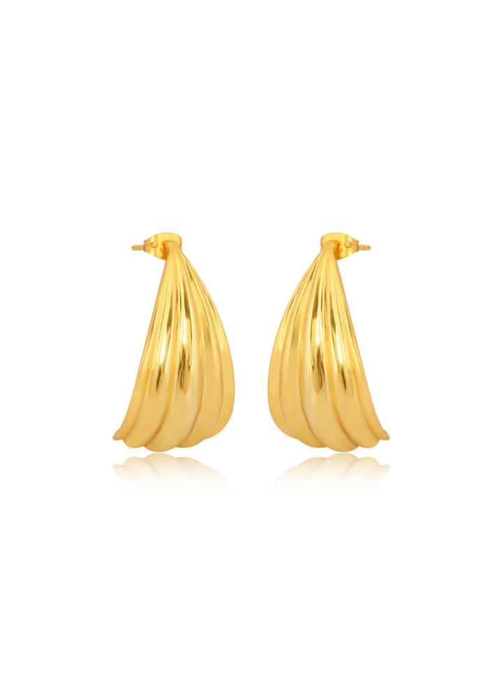 
                  
                    Load image into Gallery viewer, MIRA EARRINGS 18K GOLD
                  
                