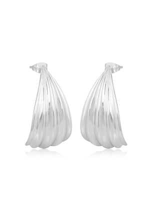 
                  
                    Load image into Gallery viewer, MIRA EARRINGS SILVER
                  
                