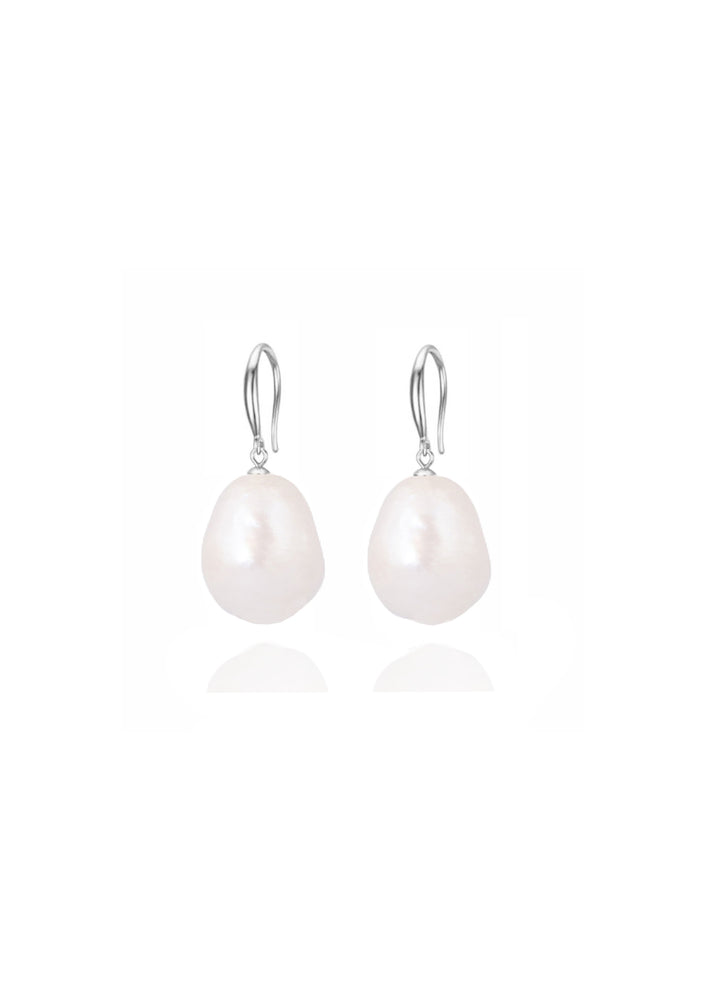 pearl drop earrings