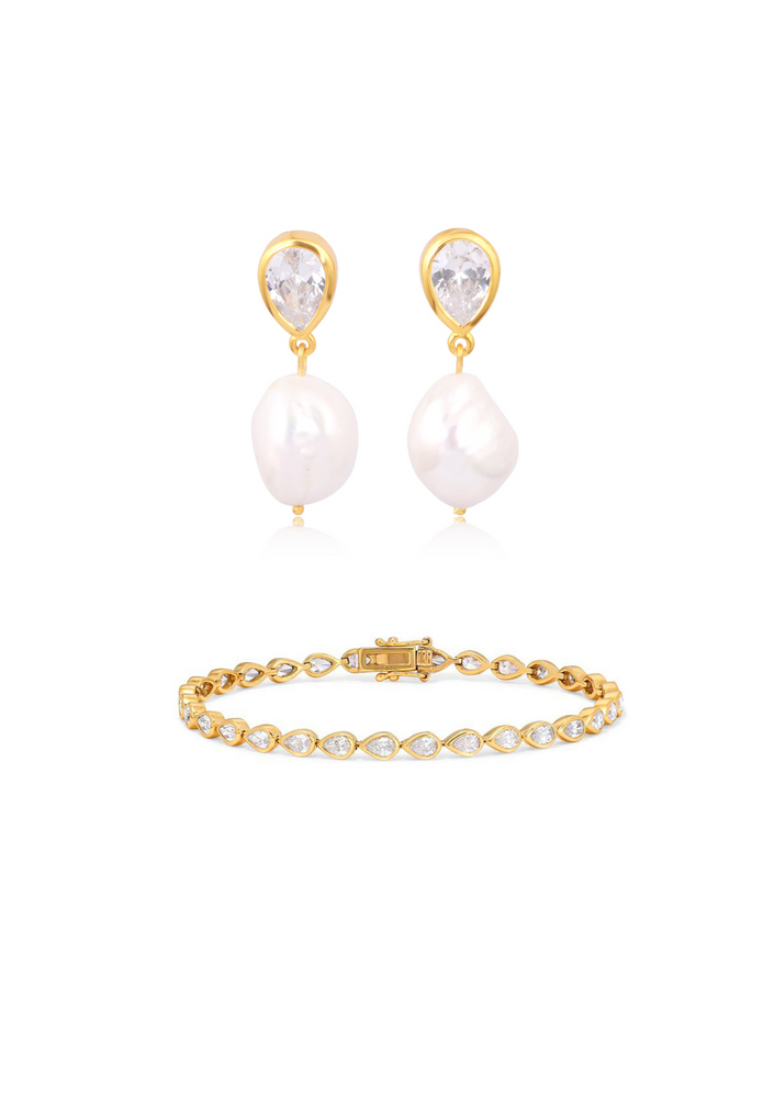 OCEANE & NOVA BRIDAL SET 18K GOLD